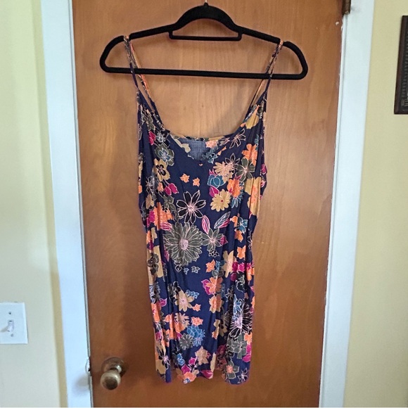 Free People 2pc Floral Slip Dress with Floral Shear Jacket - Picture 9 of 15